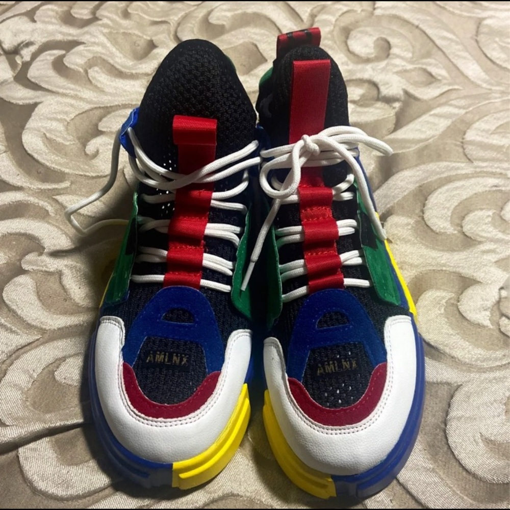 Colorful fashion sneaker for women. Like new only worn once.